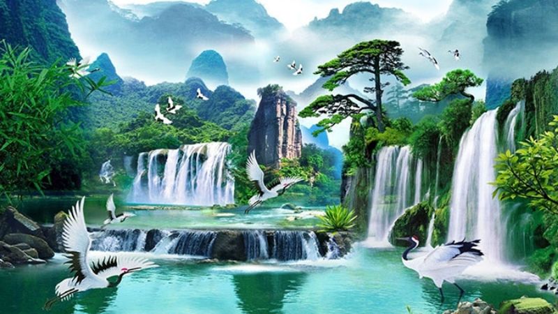 Tranh cho người mệnh thủy